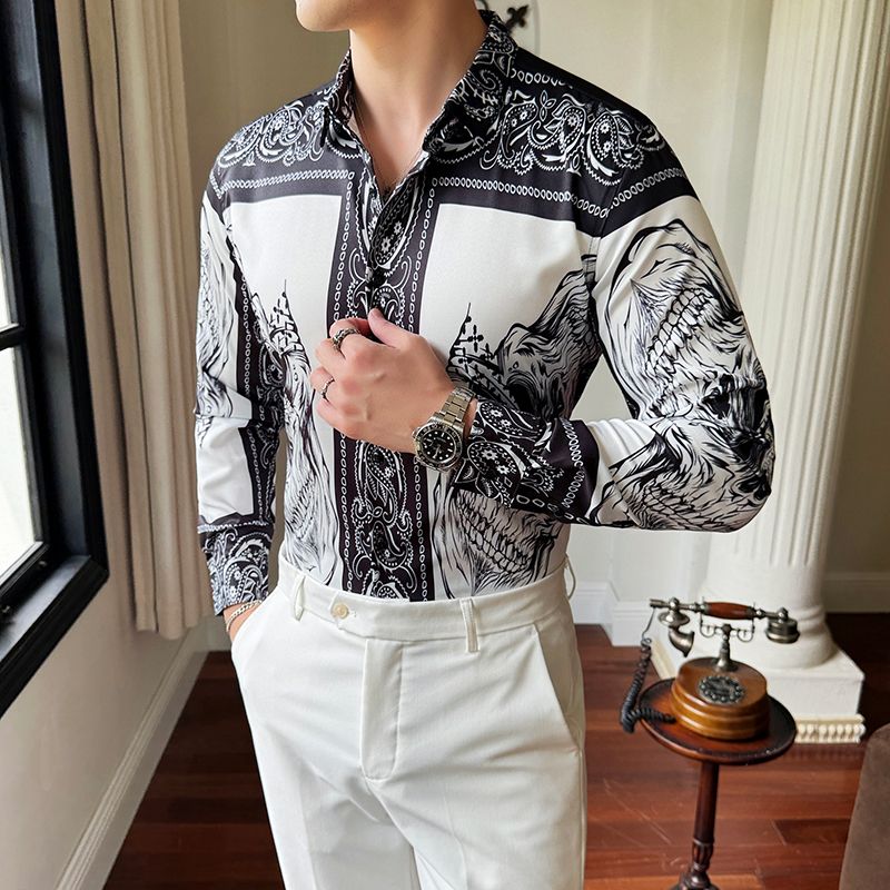 Custom Cotton Casual Shirt Stand-up Collar Long Sleeve Men's Shirts Formal Shirt Collection from Bangladesh men shirt