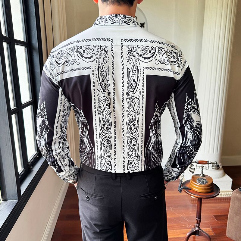 Custom Cotton Casual Shirt Stand-up Collar Long Sleeve Men's Shirts Formal Shirt Collection from Bangladesh men shirt