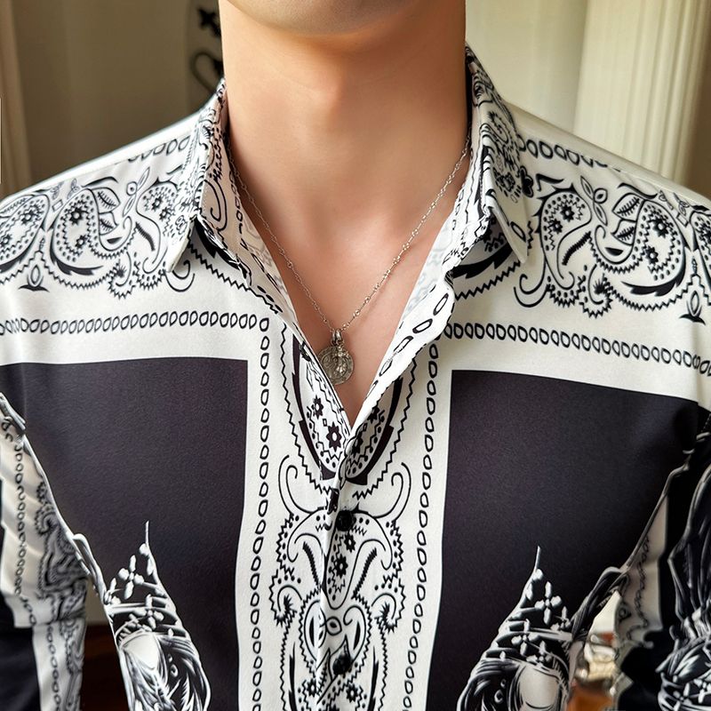 Custom Cotton Casual Shirt Stand-up Collar Long Sleeve Men's Shirts Formal Shirt Collection from Bangladesh men shirt