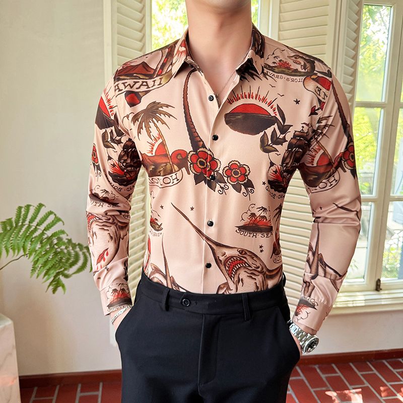 Custom Cotton Casual Shirt Stand-up Collar Long Sleeve Men's Shirts Formal Shirt Collection from Bangladesh men shirt