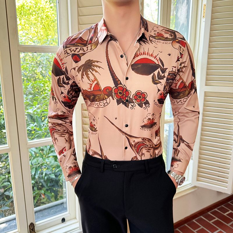 Custom Cotton Casual Shirt Stand-up Collar Long Sleeve Men's Shirts Formal Shirt Collection from Bangladesh men shirt