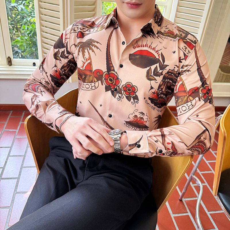 Custom Cotton Casual Shirt Stand-up Collar Long Sleeve Men's Shirts Formal Shirt Collection from Bangladesh men shirt