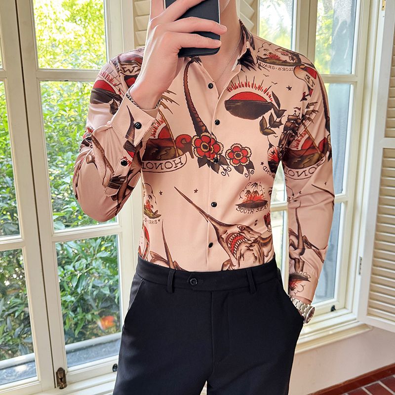Custom Cotton Casual Shirt Stand-up Collar Long Sleeve Men's Shirts Formal Shirt Collection from Bangladesh men shirt