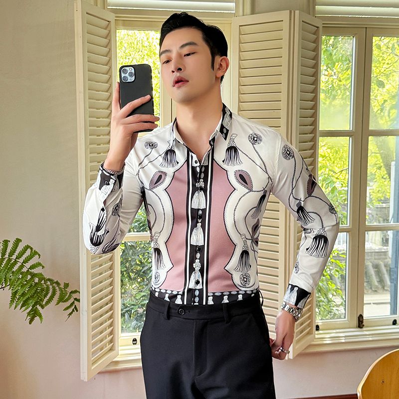New style plaid striped long sleeve shirt casual soft men's shirt wholesale fashion men's clothing men shirt