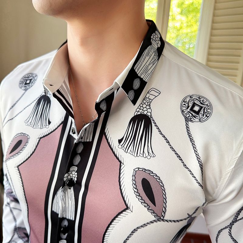 New style plaid striped long sleeve shirt casual soft men's shirt wholesale fashion men's clothing men shirt