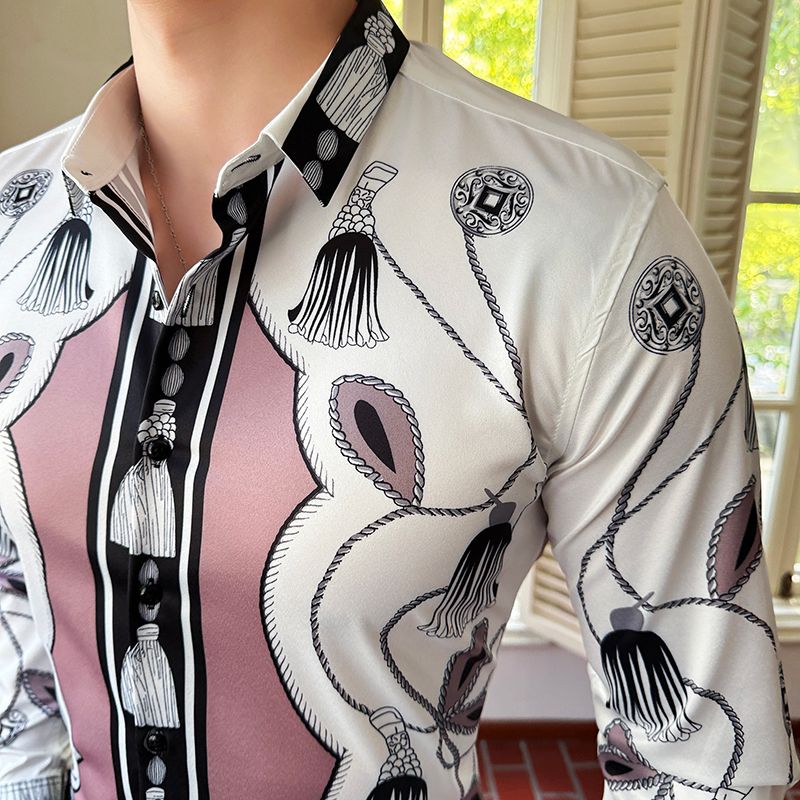 New style plaid striped long sleeve shirt casual soft men's shirt wholesale fashion men's clothing men shirt