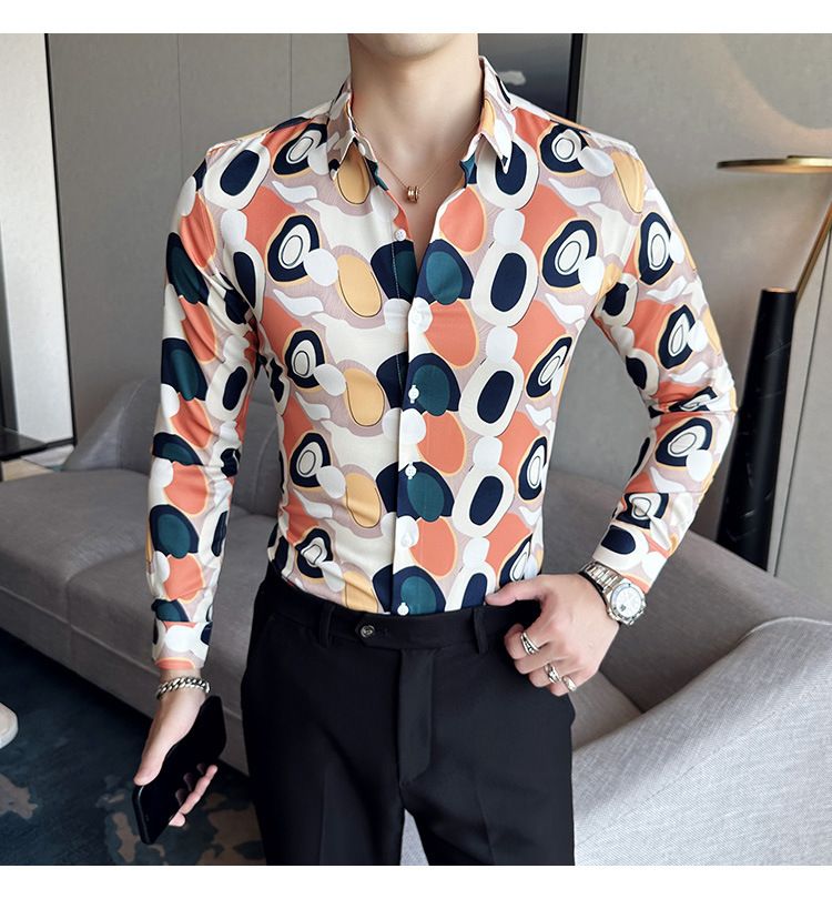 Surprise Price In-Stock Items Button Down CASUAL SHIRTS Men Slim Casual Long Sleeve Shirt Full Beach Shirts For Men