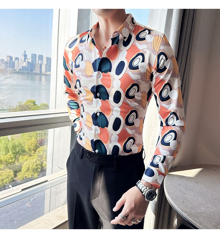 Surprise Price In-Stock Items Button Down CASUAL SHIRTS Men Slim Casual Long Sleeve Shirt Full Beach Shirts For Men