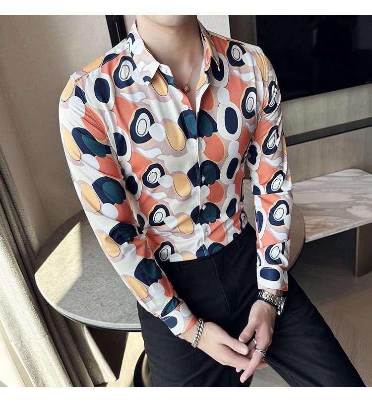 Surprise Price In-Stock Items Button Down CASUAL SHIRTS Men Slim Casual Long Sleeve Shirt Full Beach Shirts For Men
