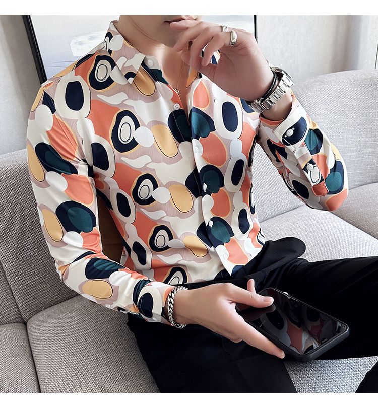Surprise Price In-Stock Items Button Down CASUAL SHIRTS Men Slim Casual Long Sleeve Shirt Full Beach Shirts For Men