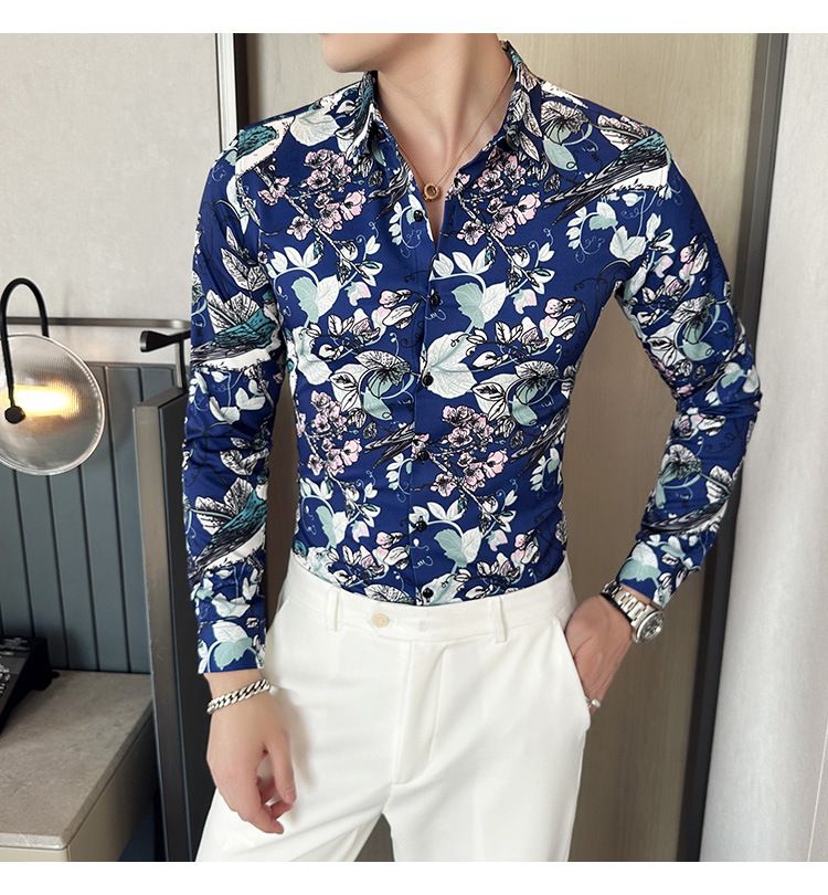 Recommend Casual Band T Shirts Support Luxury dress Shirt Support Men's Plaid Shirt