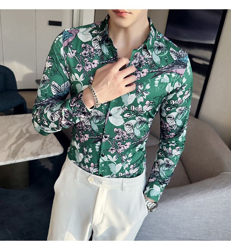 Recommend Casual Band T Shirts Support Luxury dress Shirt Support Men's Plaid Shirt