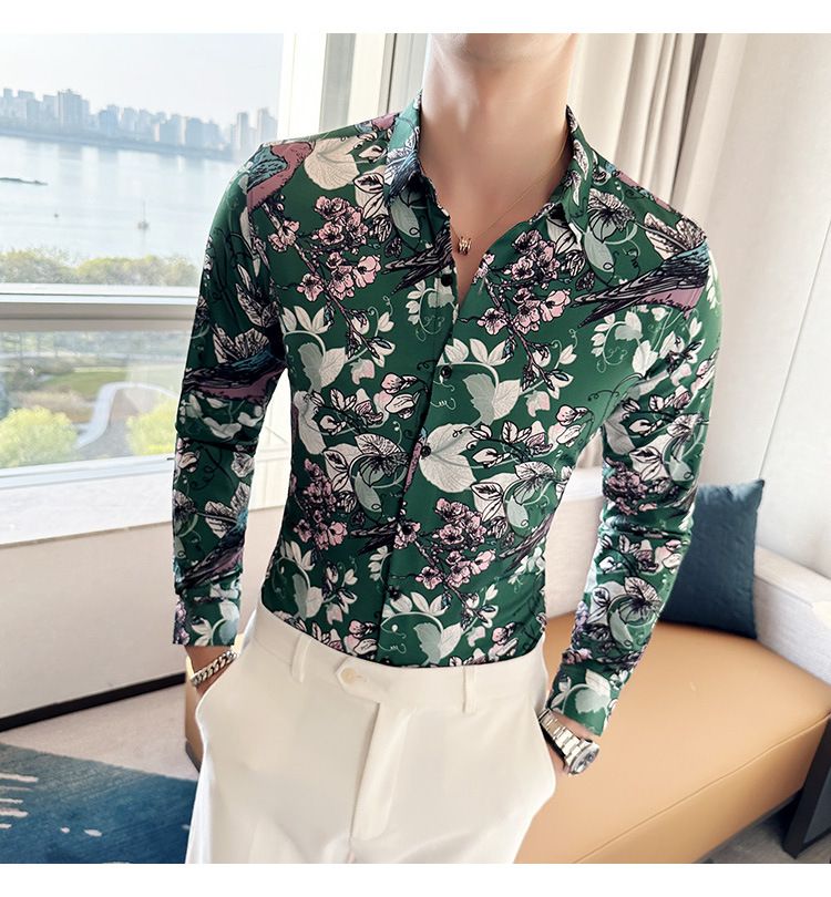 Recommend Casual Band T Shirts Support Luxury dress Shirt Support Men's Plaid Shirt