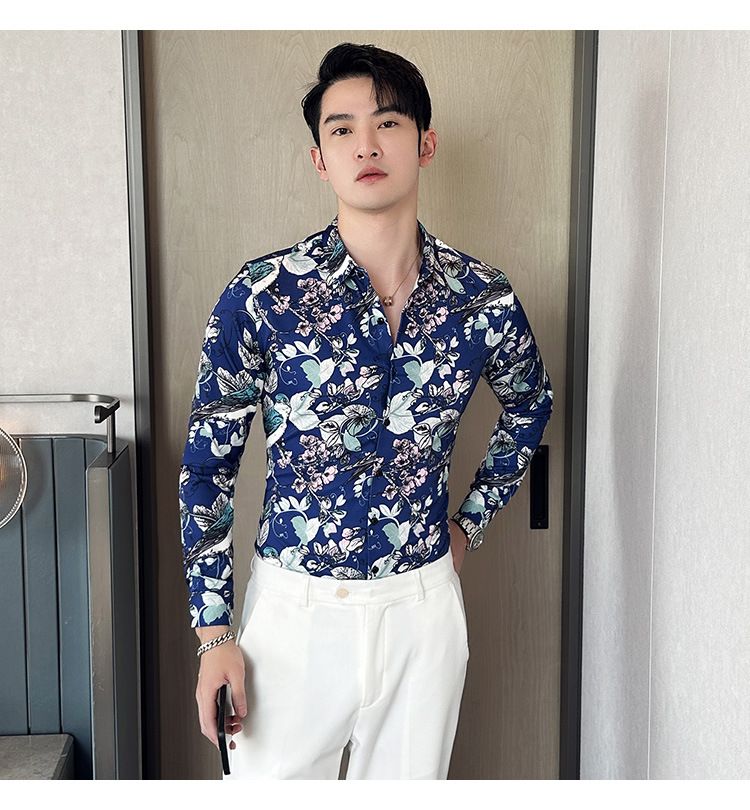 Recommend Casual Band T Shirts Support Luxury dress Shirt Support Men's Plaid Shirt