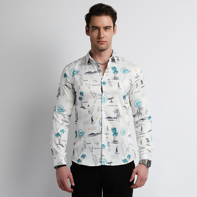 Custom Mens Non Iron Dress Shirts Wrinkle Free Long Sleeve Button Up Shirts Business Casual Button Down Shirt