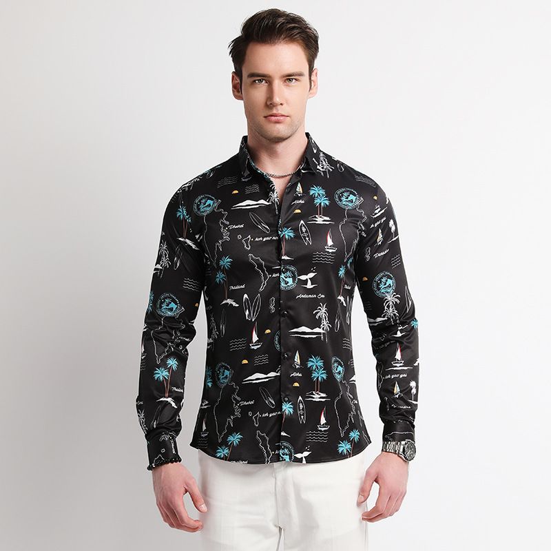 Custom Mens Non Iron Dress Shirts Wrinkle Free Long Sleeve Button Up Shirts Business Casual Button Down Shirt