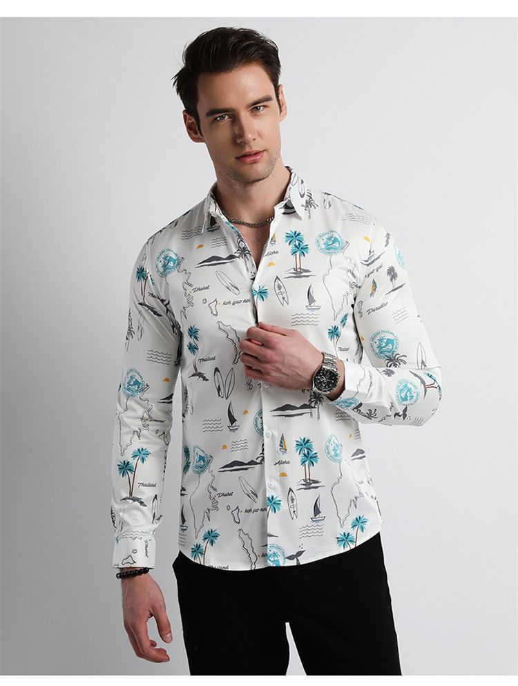 Custom Mens Non Iron Dress Shirts Wrinkle Free Long Sleeve Button Up Shirts Business Casual Button Down Shirt