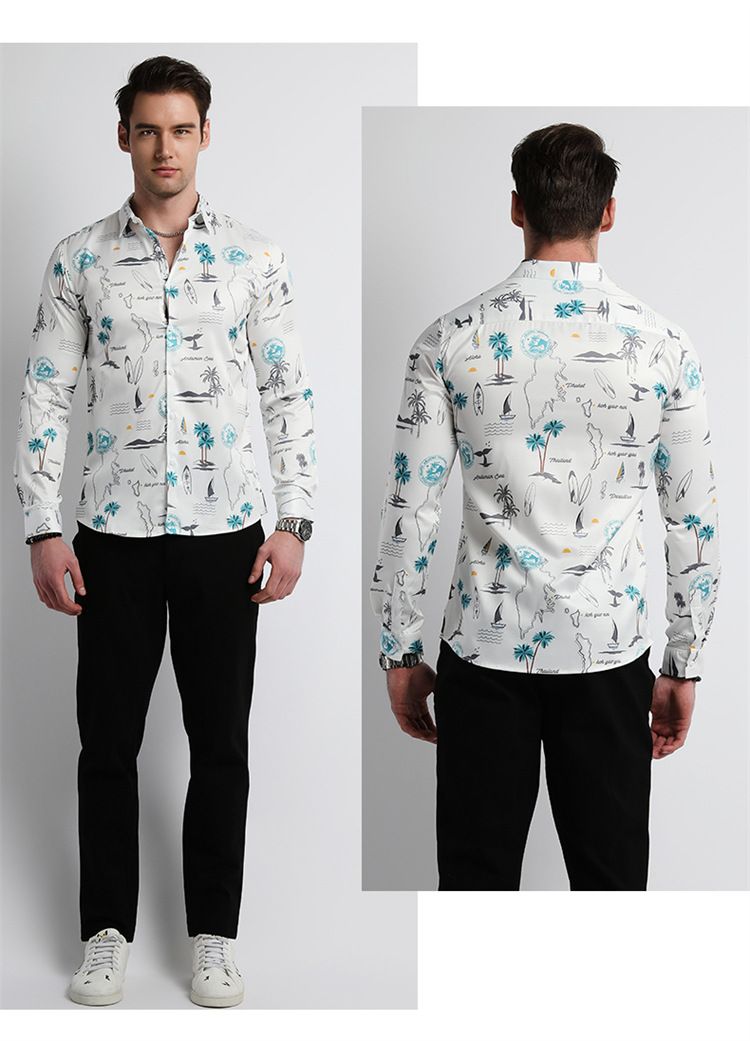 Custom Mens Non Iron Dress Shirts Wrinkle Free Long Sleeve Button Up Shirts Business Casual Button Down Shirt