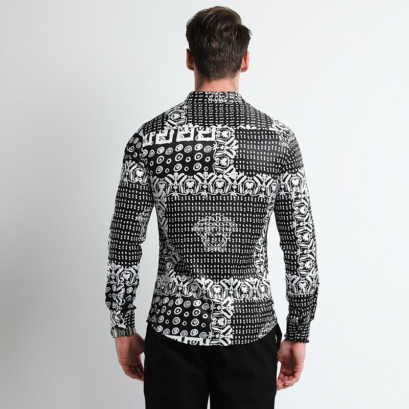 Fashionable Casual Men's Long-sleeved Shirt Men's Shirt