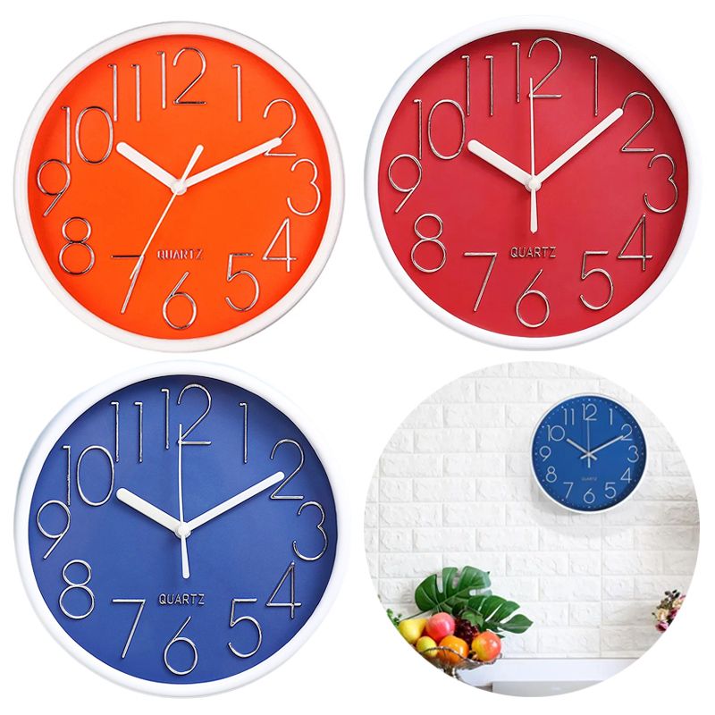 New Arrival Wall Clocks 8 Inch 20 Cm Simple Quartz Clocks Fashion Watches Creative Clock Fashion Living Room Clock Interior Clock Decoration Watch Home Decor e Decor