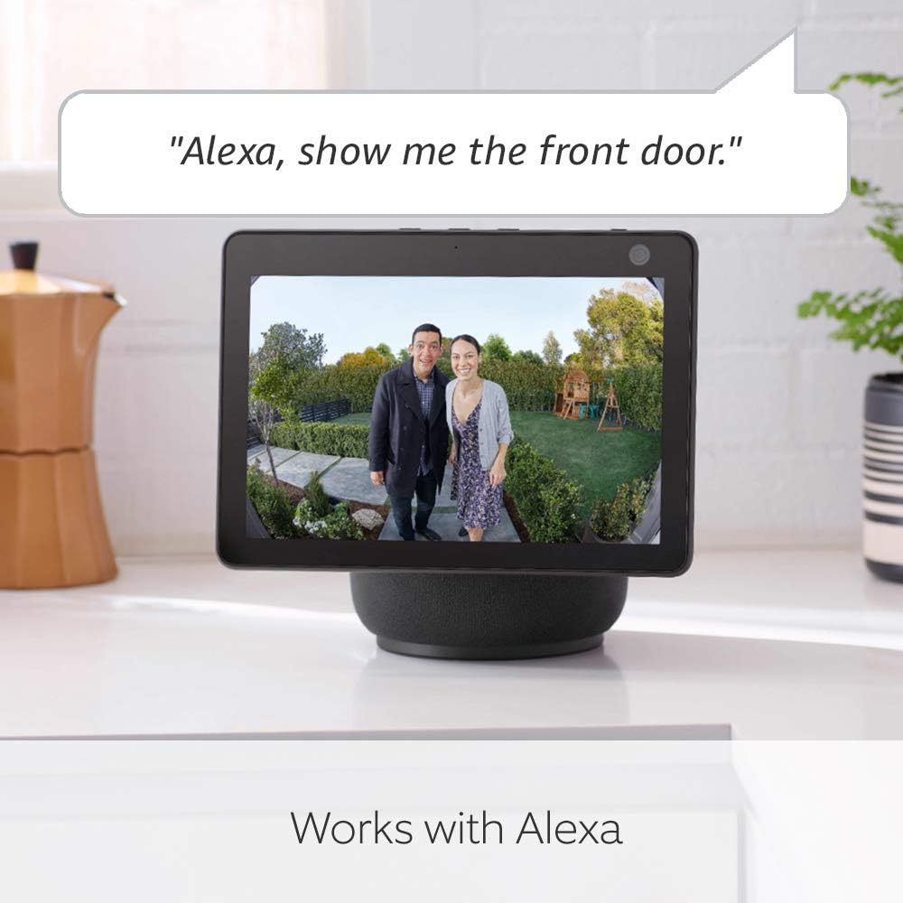 Ring Video Doorbell 4 by Amazon - HD video with two-way talk, color pre-roll video previews, battery powered | With 30-day free trial of Ring Protect Plan