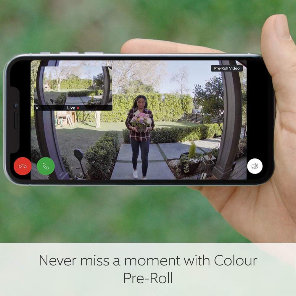 Ring Video Doorbell 4 by Amazon - HD video with two-way talk, color pre-roll video previews, battery powered | With 30-day free trial of Ring Protect Plan