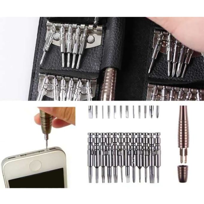 25 In 1 Multi-Function Screwdriver Combination Suit Portable Purse Model With Magnetic