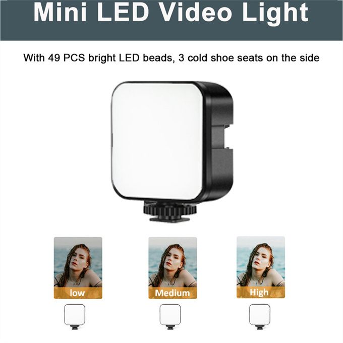 Selfie Stick Vlog Bluetooth  Kit With LED Video Light Microphone Tripod