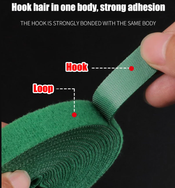 3 Rolls Green Garden Twine Plant Ties Nylon Plant Bandage Garden Hook Loop Bamboo Cane Wrap Support Garden Accessories