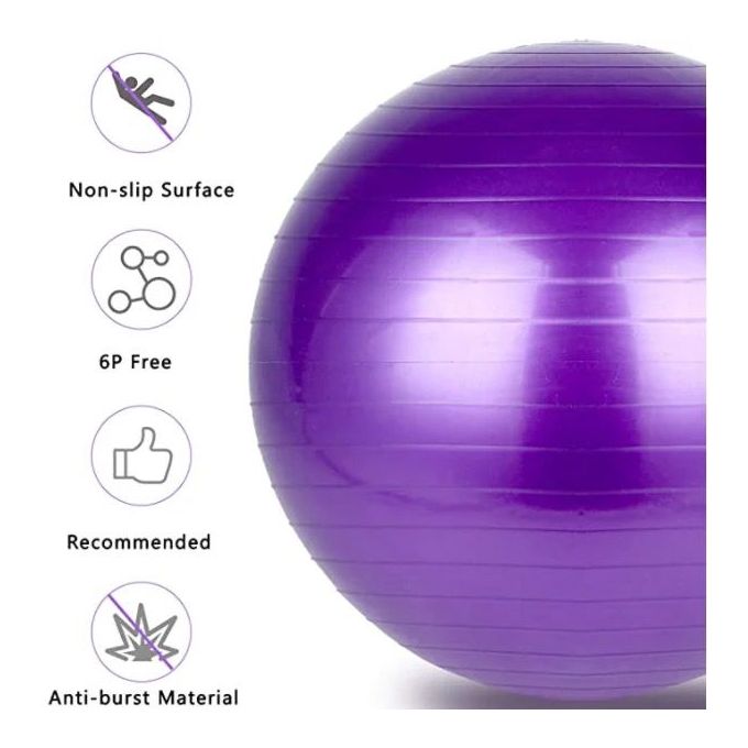Large 75CM Big Size Premium Exercise GYM Yoga Ball Fitness Pregnancy Birthing + Free Pump