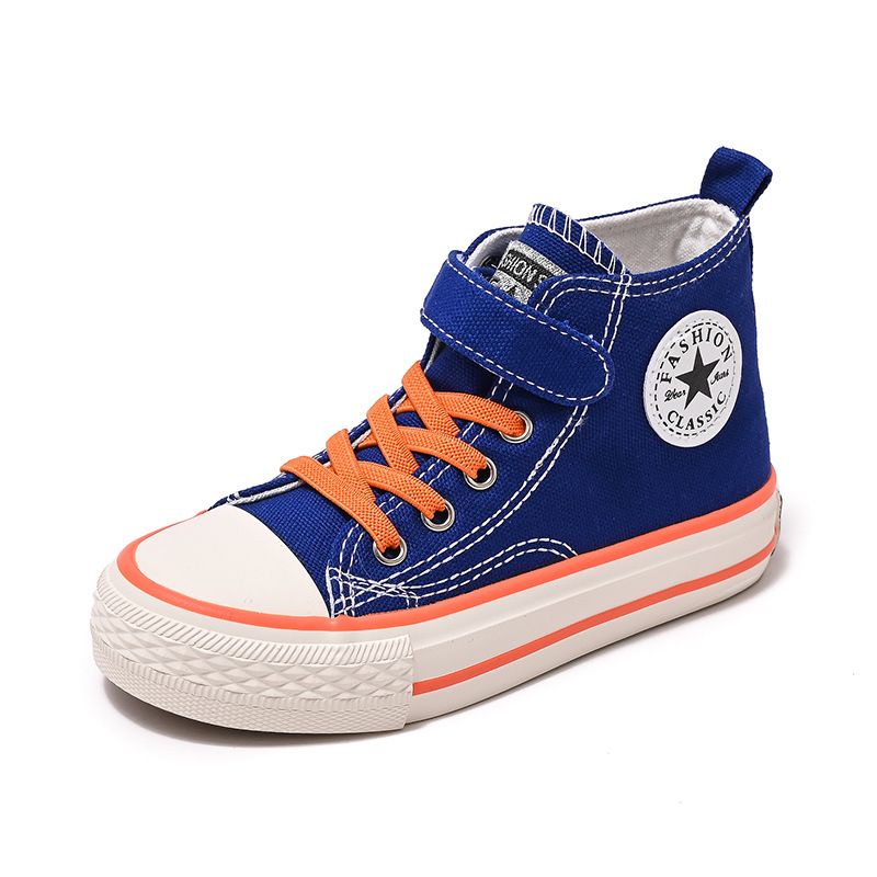 Children's Shoes High Top Canvas Shoes  Outdoor Sports Leisure Shoes for Four Seasons