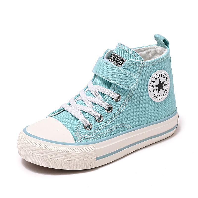 Children's Shoes High Top Canvas Shoes  Outdoor Sports Leisure Shoes for Four Seasons