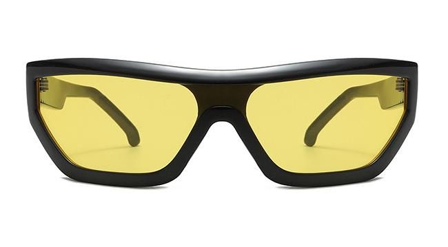 European and American futuristic technology Y2K street photography concave shape BV special-shaped sunglasses one-piece lenses fashionable men&#39;s and women&#39;s sunglasses