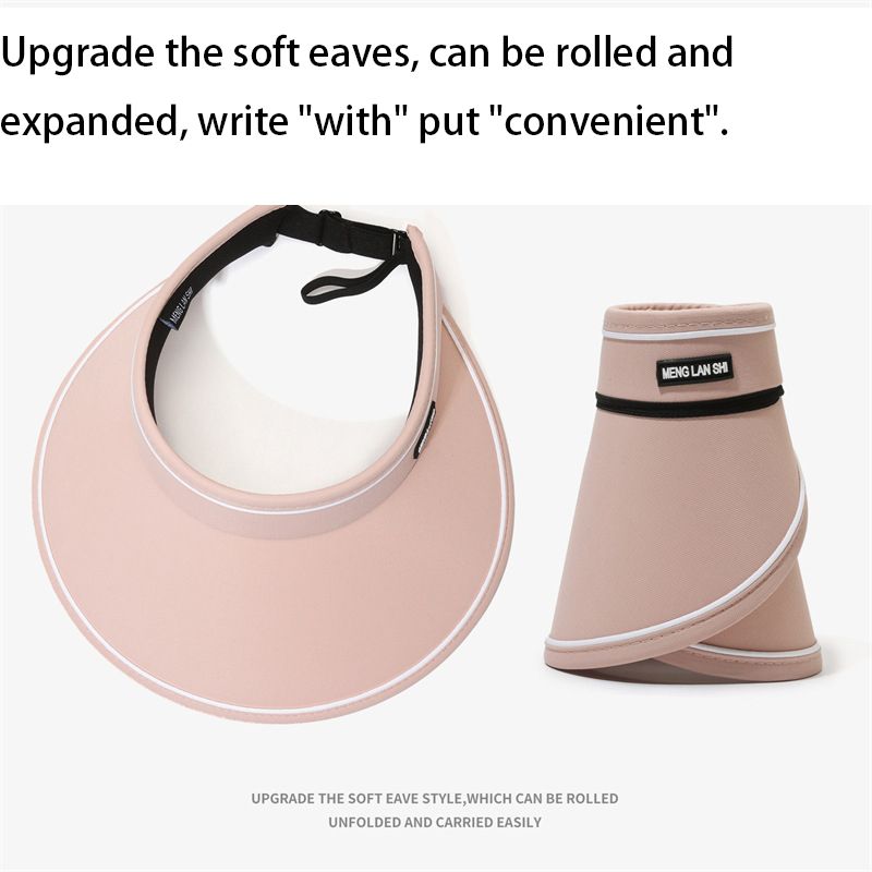 Women's sunhat empty hat with large brim UV sunscreen hat to cover the face in summer