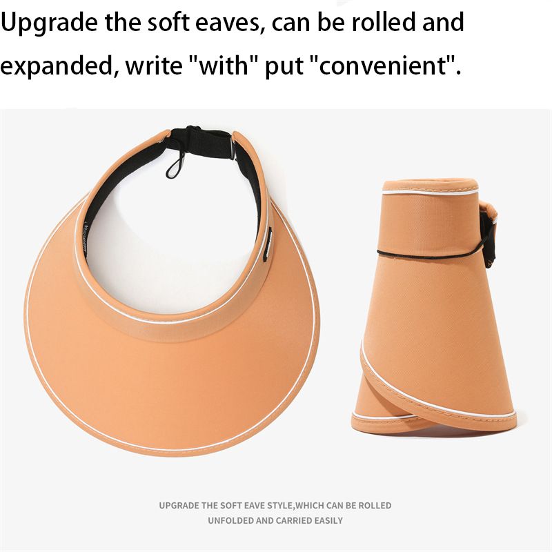 Women's sunhat empty hat with large brim UV sunscreen hat to cover the face in summer