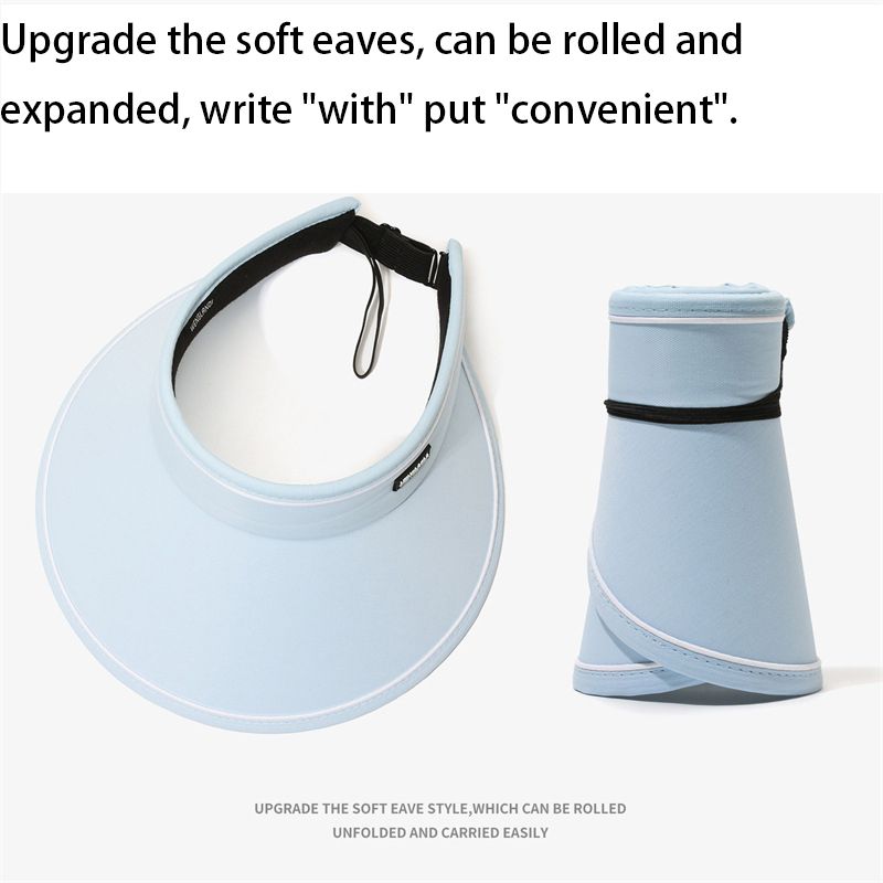 Women's sunhat empty hat with large brim UV sunscreen hat to cover the face in summer