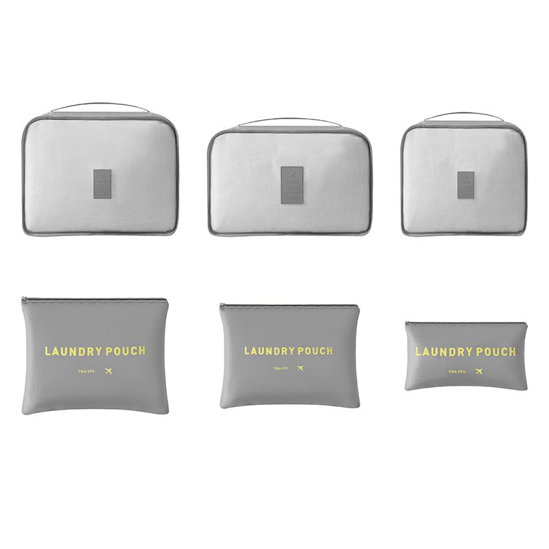 6PCS Bags Luggage&Travel Gear multifunctional Travel storage bags underwear Bra Organizer Shoe cosmetic