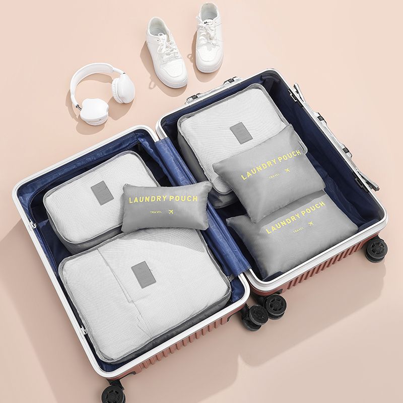 6PCS Bags Luggage&Travel Gear multifunctional Travel storage bags underwear Bra Organizer Shoe cosmetic