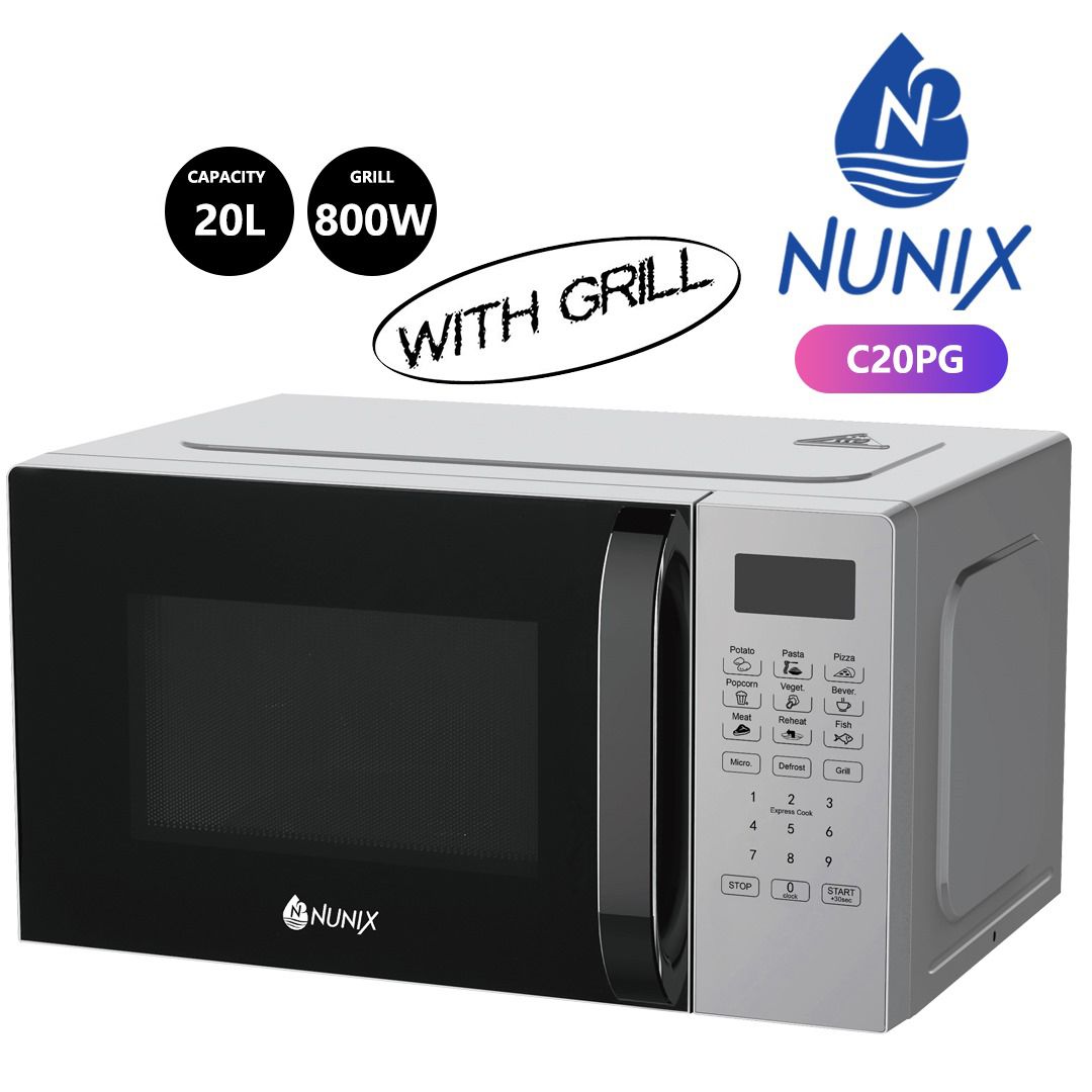 Nunix C20PG 20ltrs Digital Microwave Oven with Grill