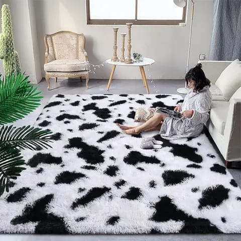 5*8 Patches Fluffy Carpets Soft and Tender Mat Carpet