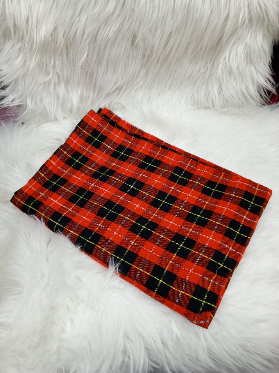 African Masai shuka Kikoi Throw Blanket