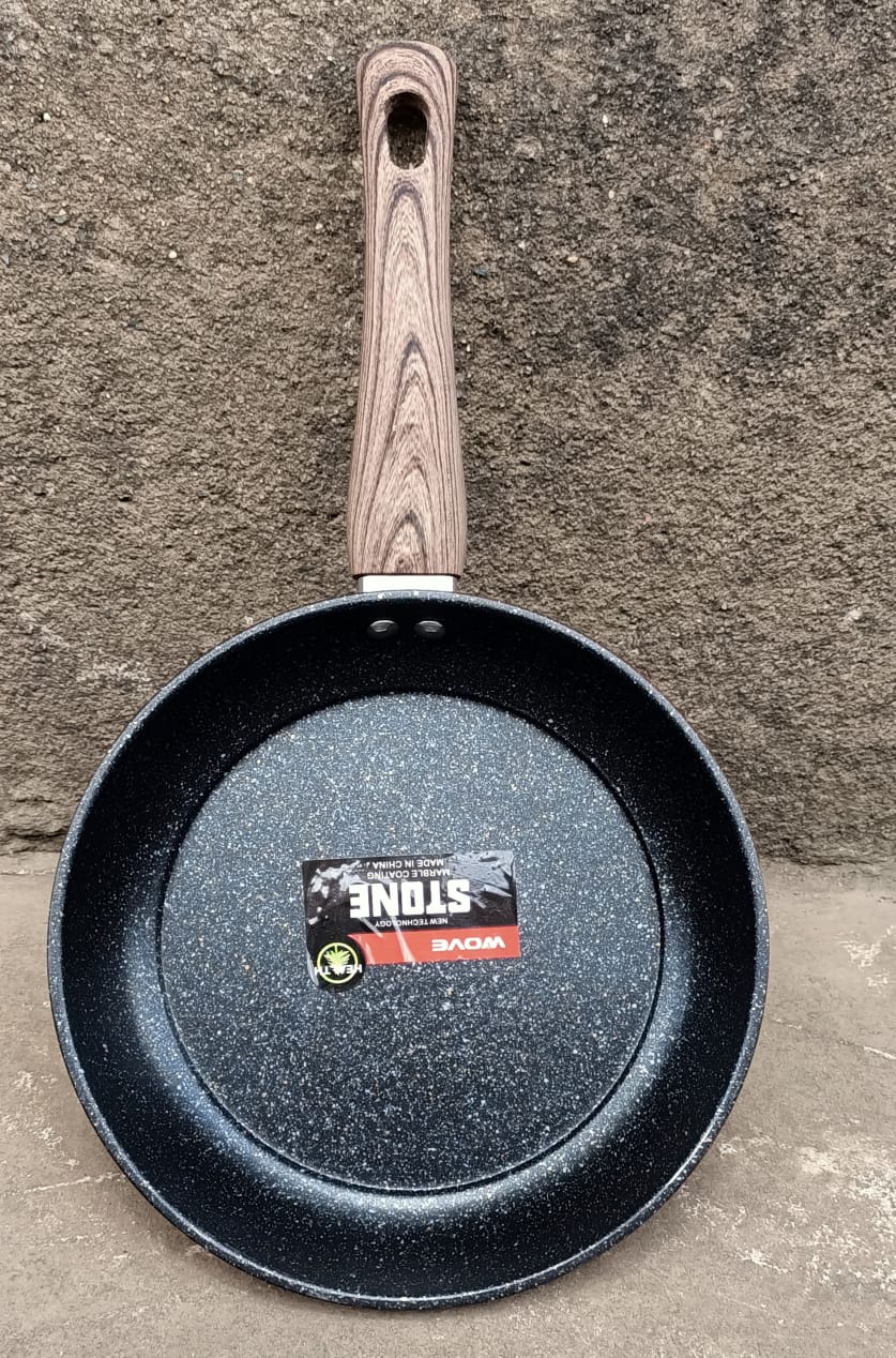 Heavy guage stone mable frying pan
