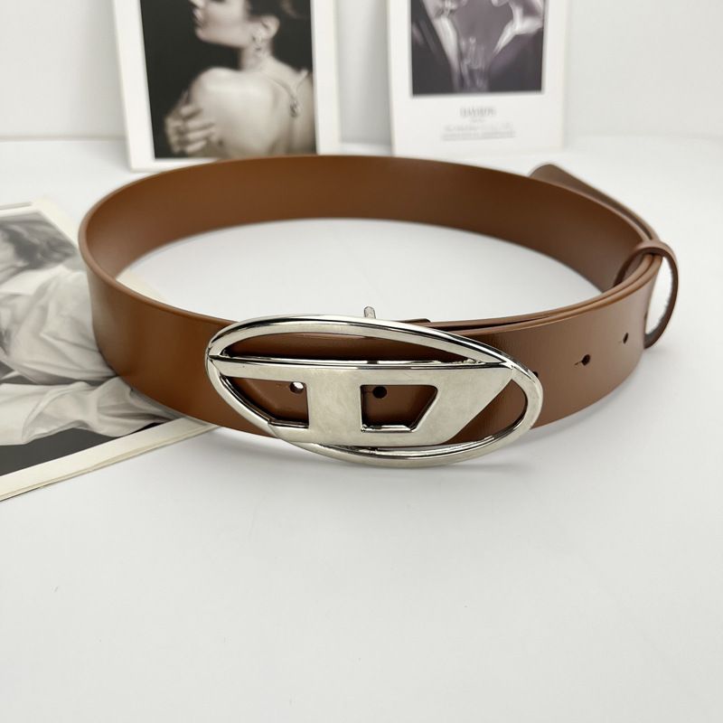Luxury Diesel Belt Men Women Genuine Leather Belts D Belt Business Buckle Belt Fashion Classic Belts For Jeans Trousers