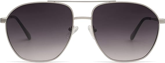 Retro Aviator Sunglasses for Women Men Vintage Square Metal Frame Sun Glasses CJ9325