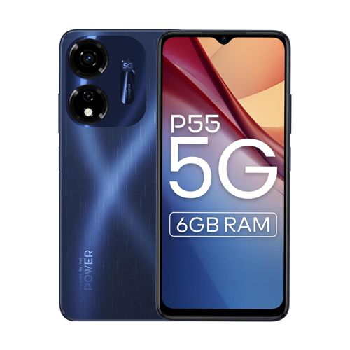 [Black Friday Deals] Itel P55 5G Network 128GB+(6+6)12GB RAM 6.6-Inch Screen Phone Dual SIM 50MP+8MP Camera  5000mAh Baterry Fingerprint And Face Unlock Power 55 Android 13 Smart Phones