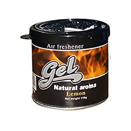 Car Air Freshener Gel Natural Aroma 110g - For Home, Office, Wardrobe, Washroom - Rose, Lemon, Strawberry, Jasmine, Bluk Kou, Orange