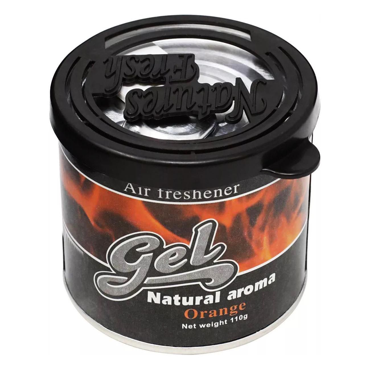 Car Air Freshener Gel Natural Aroma 110g - For Home, Office, Wardrobe, Washroom - Rose, Lemon, Strawberry, Jasmine, Bluk Kou, Orange
