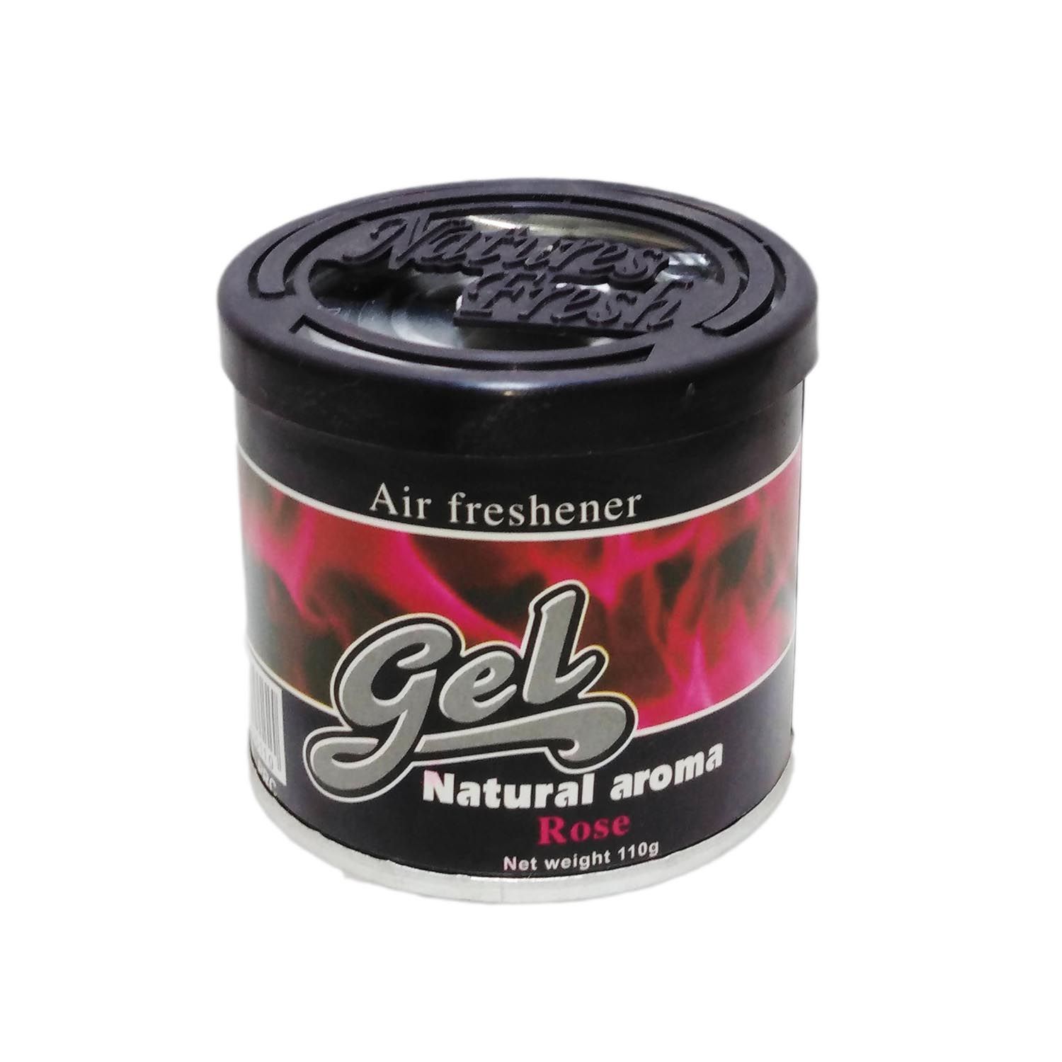 Car Air Freshener Gel Natural Aroma 110g - For Home, Office, Wardrobe, Washroom - Rose, Lemon, Strawberry, Jasmine, Bluk Kou, Orange