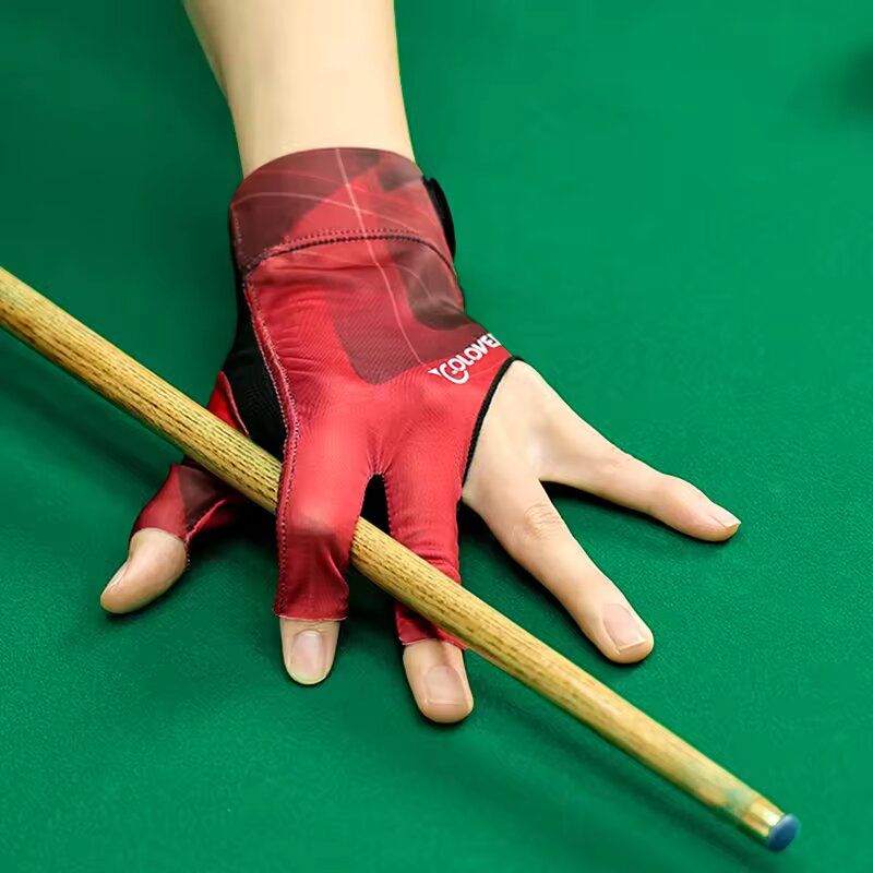 Pool Glove Billiards 1pc Left Hand Three-Finger Sports Snooker Cue Playing Helper Training, Competition, Practice