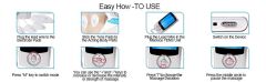 16 Mode Digital Electronic Tens Massage Unit Electrical Pulse Acupuncture Full Body Relax Muscle Therapy Massager Stimulator